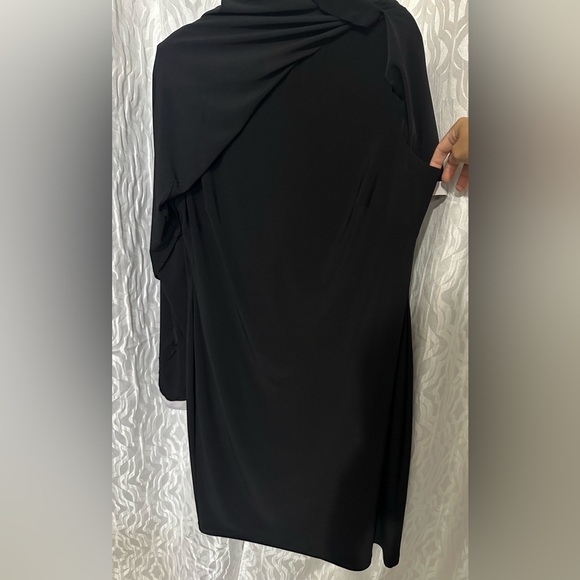 Ralph Lauren black Size 16 high low covering, white lining front to back - Picture 5 of 10